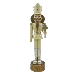 Clayre & Eef Statuetta Schiaccianoci 24 cm Beige Marrone  Poliresina