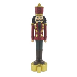 Clayre & Eef Figurine Nutcracker 24 cm Red Green Polyresin