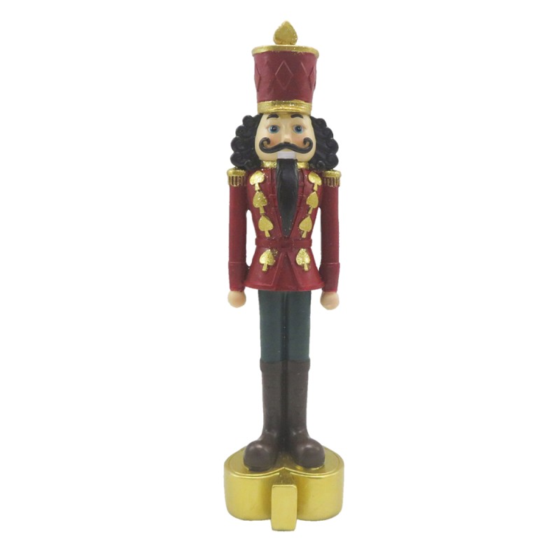 Clayre & Eef Figurine Nutcracker 24 cm Red Green Polyresin