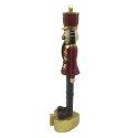 Clayre & Eef Figurine Nutcracker 24 cm Red Green Polyresin