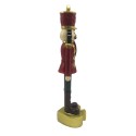 Clayre & Eef Figurine Nutcracker 24 cm Red Green Polyresin