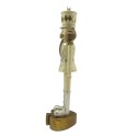 Clayre & Eef Statuetta Schiaccianoci 24 cm Beige Marrone  Poliresina