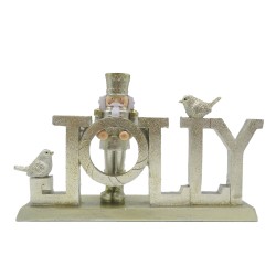 Clayre & Eef Statuetta Schiaccianoci 18 cm Color oro Poliresina Jolly