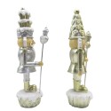 Clayre & Eef Figurine Set of 2 Nutcracker 23 cm Gold colored Polyresin