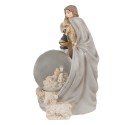 Clayre & Eef Palla di neve 11 cm Grigio Poliresina