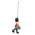 Clayre & Eef Christmas Ornament Soldier 8 cm Red Polyresin