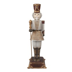 Clayre & Eef Figurine Nutcracker 42 cm Red Polyresin