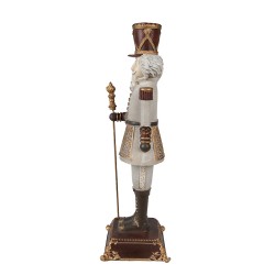 Clayre & Eef Figurine Nutcracker 42 cm Red Polyresin