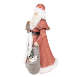 Clayre & Eef Beeld Kerstman 31 cm Rood Polyresin