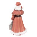 Clayre & Eef Figurine Père Noël 31 cm Rouge Polyrésine