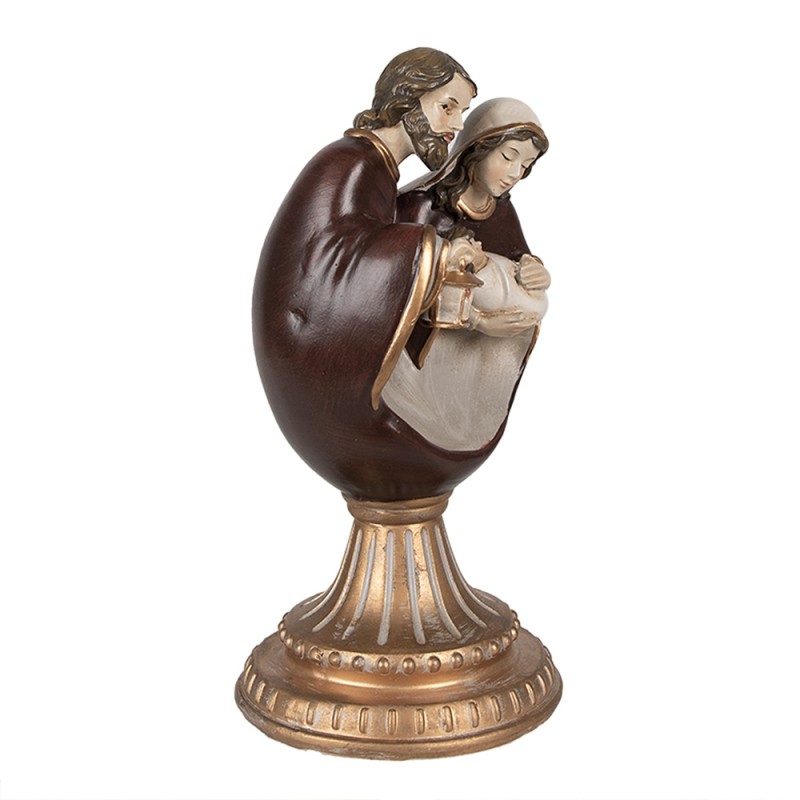 Clayre & Eef Figurine Nativity Scene 20 cm Brown Polyresin