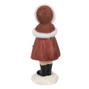 Clayre & Eef Figurine Child 13 cm Red Polyresin