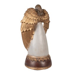 Clayre & Eef Music box Angel 23 cm Gold colored Polyresin