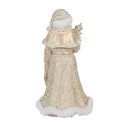 Clayre & Eef Figurine Père Noël 32 cm Couleur or Polyrésine