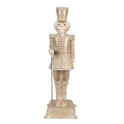 Clayre & Eef Statuetta Schiaccianoci 32 cm Color oro Poliresina