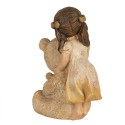 Clayre & Eef Figur Mädchen 12 cm Braun Polyresin