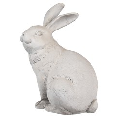 Clayre & Eef Figurine Rabbit 21 cm Beige Polyresin