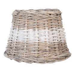 Clayre & Eef Lampshade Ø 20x15 cm Beige Rattan Round