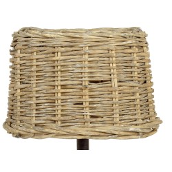 Clayre & Eef Paralume 25x18x16 cm Beige Rattan  Rotondo