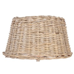 Clayre & Eef Lampenschirm Ø 38x22 cm Beige Rattan Rund