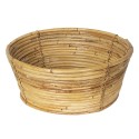 Clayre & Eef Aufbewahrungskorb 2er Set Ø 47x19 cm Beige Rattan Rechteck