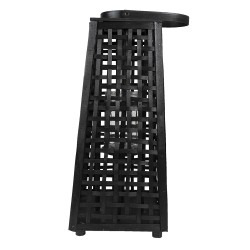 Clayre & Eef Wind Light 23x23x55 cm Black Bamboo