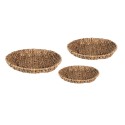 Clayre & Eef Opbergmand Set van 3  Ø 40 cm Bruin Rotan Rond