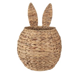 Clayre & Eef Cesto per riporre Ø 33x30/49 cm Marrone Rattan