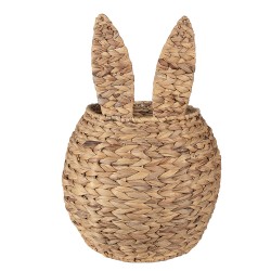 Clayre & Eef Cesto per riporre Ø 33x30/49 cm Marrone Rattan