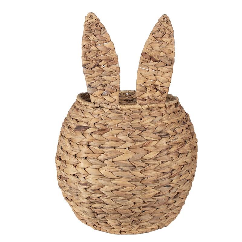 Clayre & Eef Aufbewahrungskorb Ø 33x30/49 cm Braun Rattan