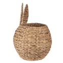 Clayre & Eef Aufbewahrungskorb Ø 33x30/49 cm Braun Rattan