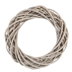 Clayre & Eef Wreath Ø 30 cm Brown Rattan