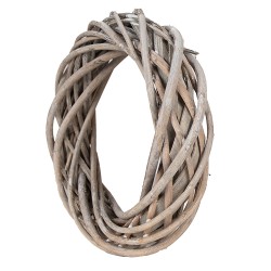 Clayre & Eef Corona Ø 20 cm Marrone Rattan