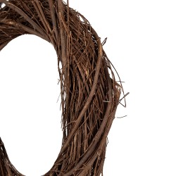 Clayre & Eef Wreath Ø 45 cm Brown Wood