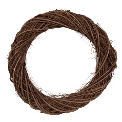 Clayre & Eef Couronne Ø 50 cm Marron Bois