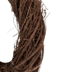 Clayre & Eef Couronne Ø 50 cm Marron Bois