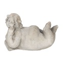 Clayre & Eef Decoratie Vrouw 17x9x12 cm Grijs Steen