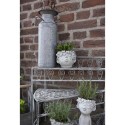 Clayre & Eef Bloempot  30x27x26 cm Grijs Steen