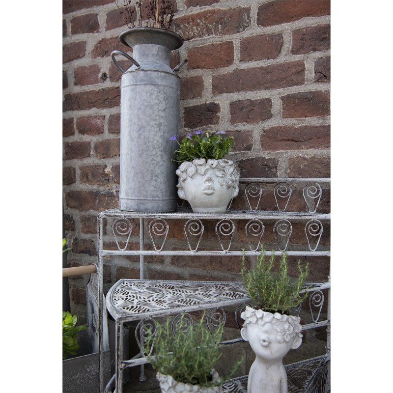 Clayre & Eef Planter 30x27x26 cm Grey Stone