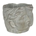 Clayre & Eef Blumentopf 16x14x13 cm Grau Stein