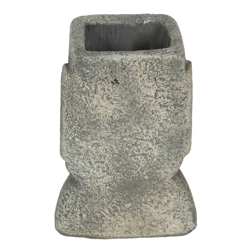 Clayre & Eef Planter 11x10x16 cm Grey Stone