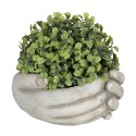 Clayre & Eef Planter 16x15x8 cm Beige Stone