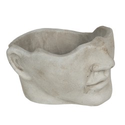 Clayre & Eef Planter 23x20x14 cm Beige Stone