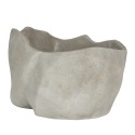 Clayre & Eef Blumentopf 23x20x14 cm Beige Stein