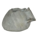 Clayre & Eef Bloempot  23x18x16 cm Grijs Steen