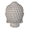 Clayre & Eef Statuetta Buddha 17x17x24 cm Grigio Pietra