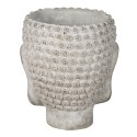 Clayre & Eef Bloempot  15x14x17 cm Grijs Steen