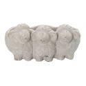 Clayre & Eef Planter Sheep 26x20x12 cm Grey Stone