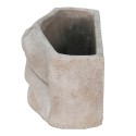 Clayre & Eef Pot de fleurs Bouche 26x16x16 cm Gris Pierre