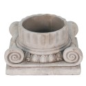 Clayre & Eef Bloempot  21x21x11 cm Grijs Steen Rechthoek